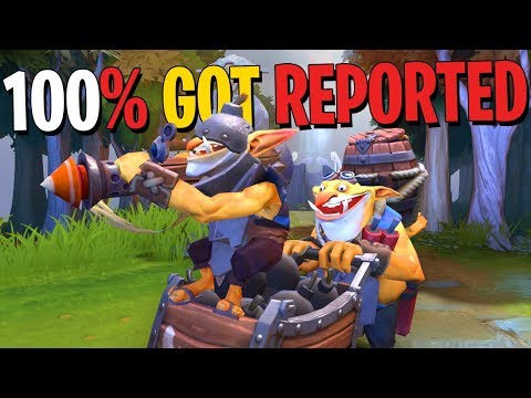 100% Got Reported - Techies DotA 2