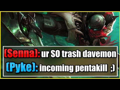 This idiot trash talked the RANK 1 PYKE, so I had to teach her a lesson ;)