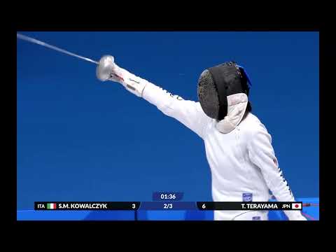 University Games 2023 SWE - L4 - Sara Maria Kowalczyk ITA v Terayama Tamaki JPN