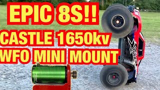 Xmaxx CASTLE 1650 WFO Mini Motor Mount