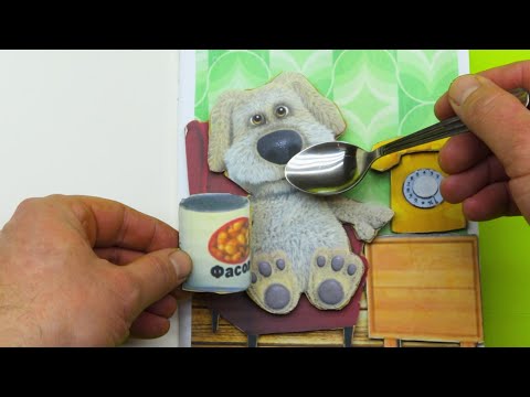 My Talking Ben. Paper quiet game. DIY