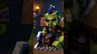 What If WoW Was Minecraft? #wow #minecraft #gaming #youtubeshorts #worldofwarcraft  #warcraft