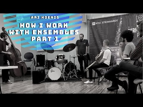How I work with ensembles (Part 1)