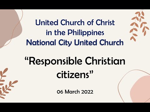 UCCP-NCUC Onsite Worship (March 6, 2022)