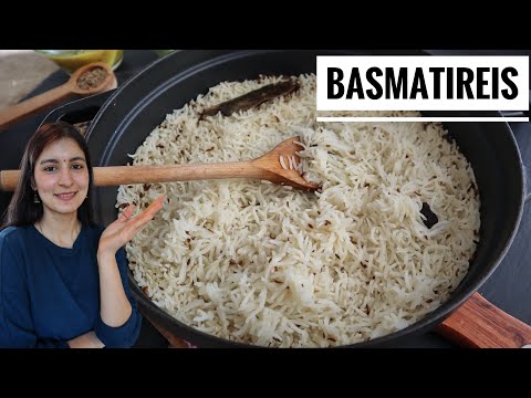 Kreuzkümmel-Basmatireis Ideale Beilage für jedes Curry und Dal! Schritt-für-Schritt-Anleitung /Tipps