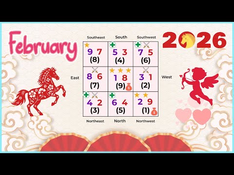 February 2026 Monthly Flying Star Feng Shui Analysis