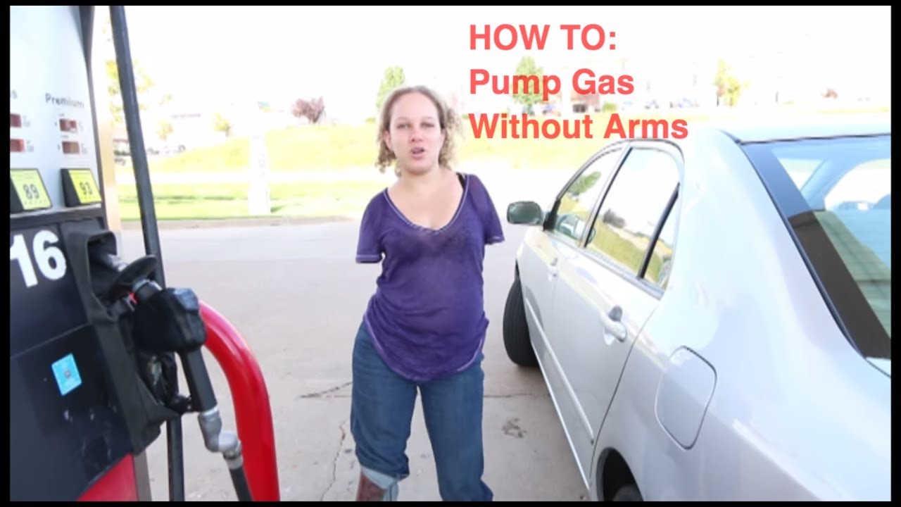 <h1 class=title>How to pump gas without arms</h1>