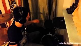 KMFDM Terror drum cover