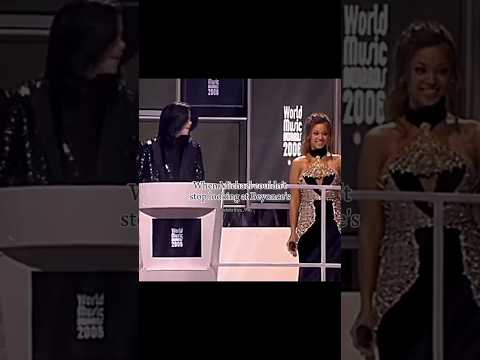 😩❤️ Remember when Michael Jackson couldn't stop looking at Beyonce's #shorts #mj #beyonce #singer