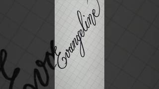☆Evangeline☆ #calligraphy #handwriting #lettering #writing #signature #art
