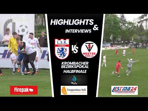 Lüneburger SK - TuS Neetze Halbfinale Krombacher Bezirkspokal