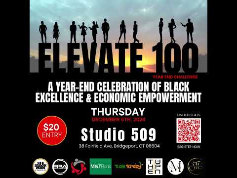 Elevate 💯  will be in Bridgeport CT this month