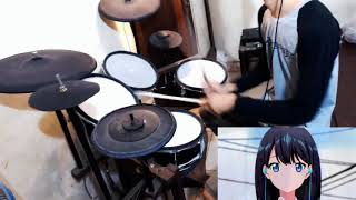 SSSS.GRIDMAN「ED」Maaya Uchida "youthful beautiful"   drum cover