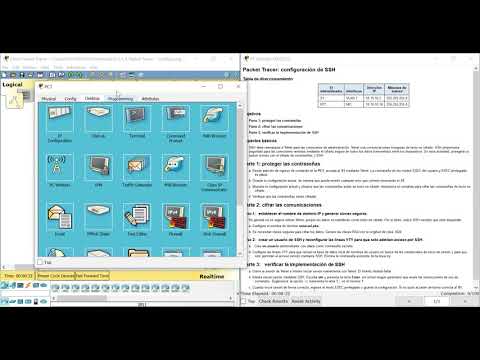 5.2.1.4 Packet Tracer: configuración de SSH