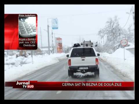 cerna sat in bezna doua zile