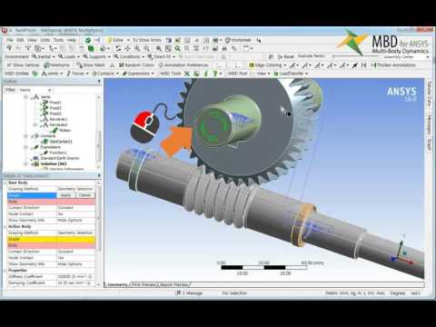 MBD for ANSYS - Contact Creation With Instruction