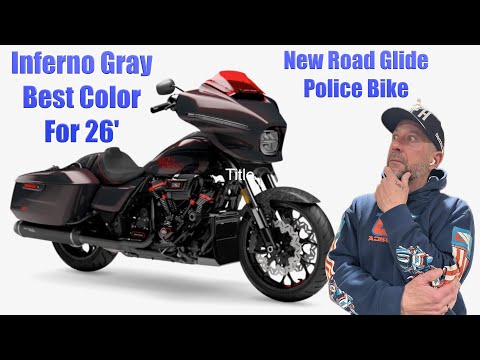 Harley Davidson CVO ST Inferno Gray - Road Glide Police Bike - 250 Year Freedom Edition Harley