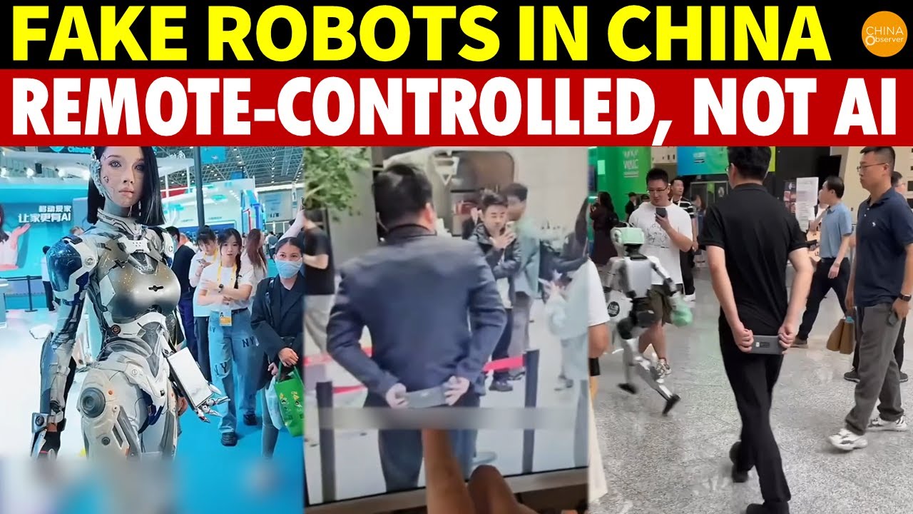 All Fake! China’s Robots Are Just Remote-Control Toys, Masked as AI Automation