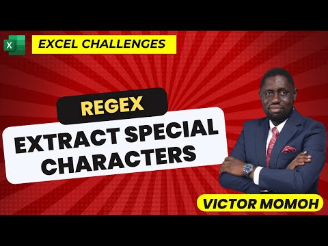 REGEX to extract special characters