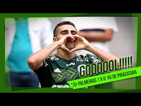 GOL - Palmeiras 1 x 0 XV de Piracicaba - Campeonato Paulista 2015