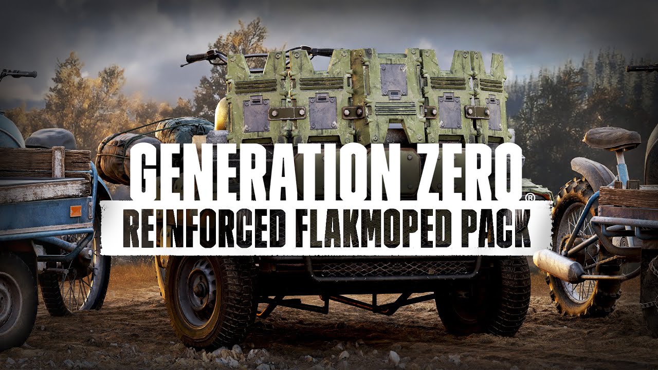 Generation Zero Reinforced Flakmoped Pack DLC 4K Trailer