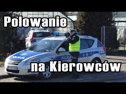 Policyjne polowanie na kierowców.