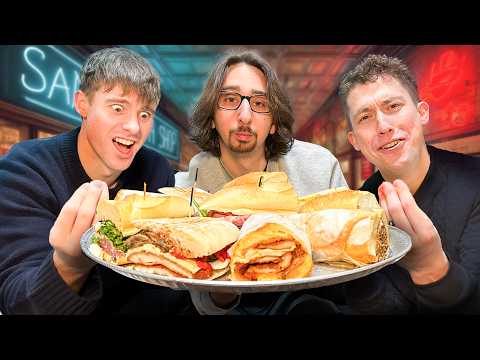 Two Brits try best Deli Sandwich in New York! ft. Cug