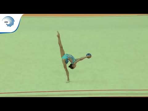 Arzu JALILOVA (AZE) - 2018 Rhythmic European bronze medallist, junior ball