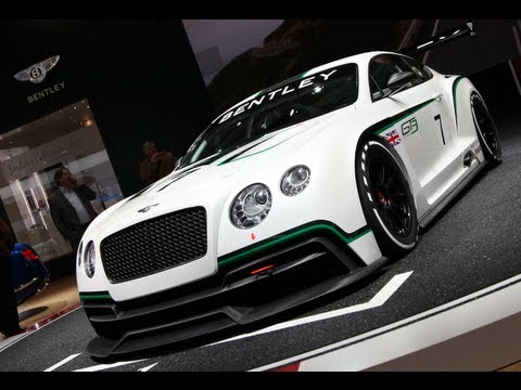 New Bentley Continental GT3 Race Car - 2012 Paris Motor Show
