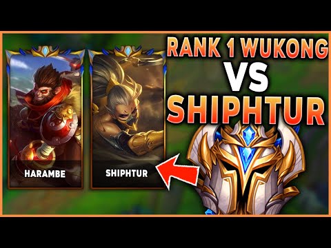 *PROMOTED TO CHALLENGER* RANK 1 WUKONG WORLD VS. SHIPHTUR AKALI - League of Legends