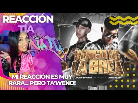 REACCIÓN (extraña...) VENGO DE LA BREA (Video Oficial) - LUCKY BROWN x JERE KLEIN