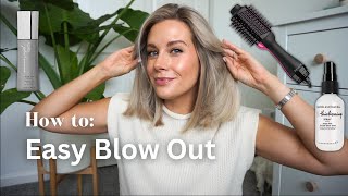 HOW TO: Easy Salon blow out at home | Short/Medium Length Hair
