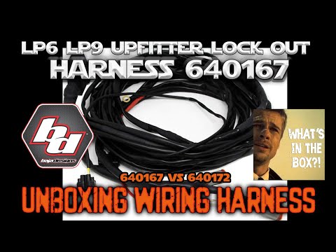 Unboxing Baja Designs LP6 LP9 Upfitter Lock Out Harness 640167 and What's the Difference from 640172