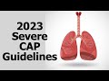 2023 Severe CAP Guidelines: ERS/ESICM/ESCMID/ALAT