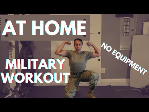 At Home Military Workout | Getting Ready for Basic Training | Basic Training Exercises, No Equipment