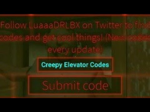 Roblox Creepy Elevator Code Room Code Video