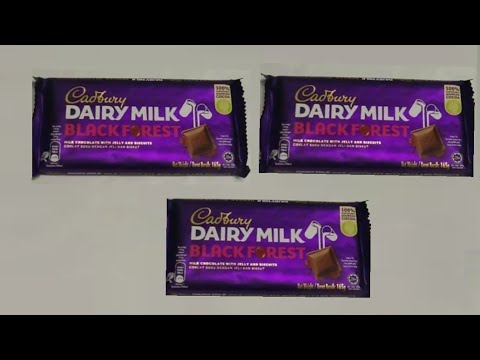 Unboxing Diary milk/Unboxing Cadbury Dairy milk Black forest/Stop motion  Chocolate Unboxing