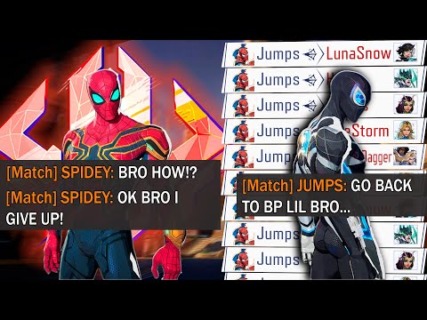 How I Diffed The Enemy Spidey So Hard He Went Black Panther!! | Marvel Rivals