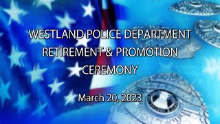 Police Retirement & Promotions Ceremony