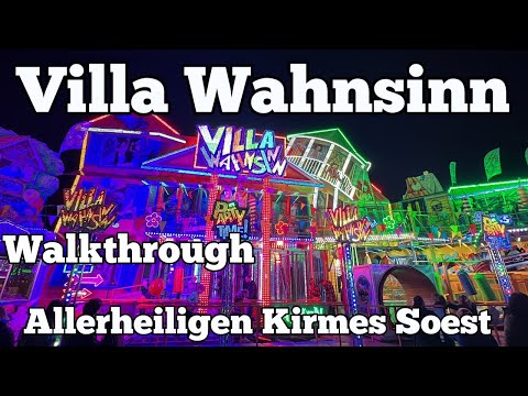 ⁴ᴷ Villa Wahnsinn - Von Olnhausen - Walkthrough | Allerheiligenkirmes Soest 2022