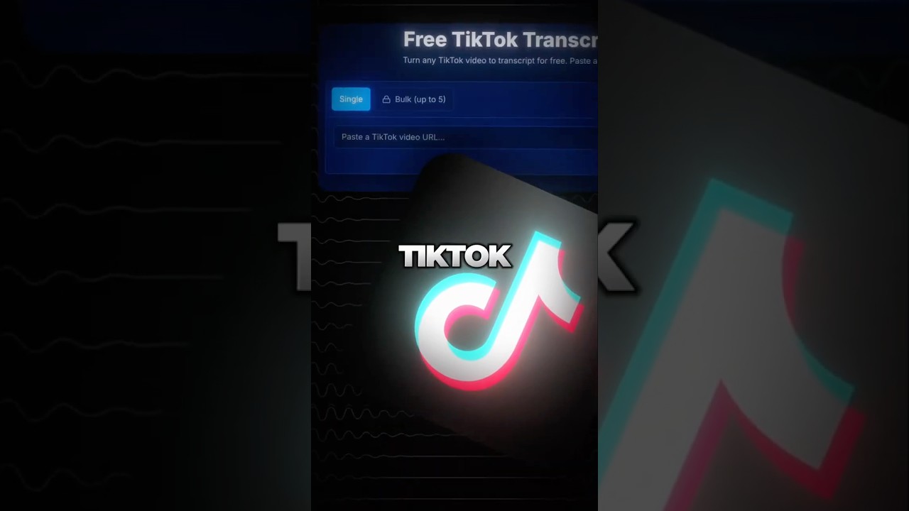 Get ANY TikTok transcripts instantly with AI #aitools #marketers
