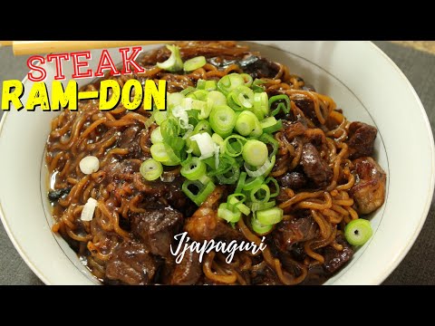 Simple and Easy Steak RAM-DON Recipe