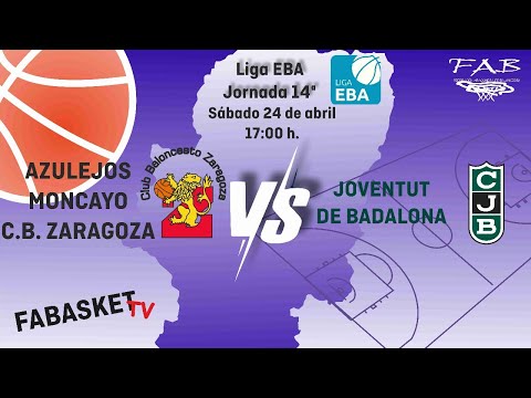 Liga EBA: Azulejos Moncayo CBZ  - Joventut de Badalona