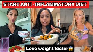 ANTI INFLAMMATORY DIET  THAT WILL MAKE YOU LOSE WEIGHT  FASTER( DONT BE FAT)😱