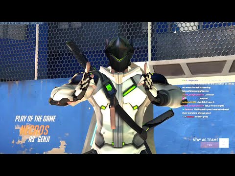 Necros #1 Fastest Genji in The World - POTG! [ Overwatch 2 PVP Beta ]