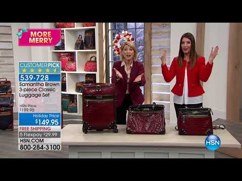 HSN | Samantha Brown Holiday Travel 12 10 2017   08 AM