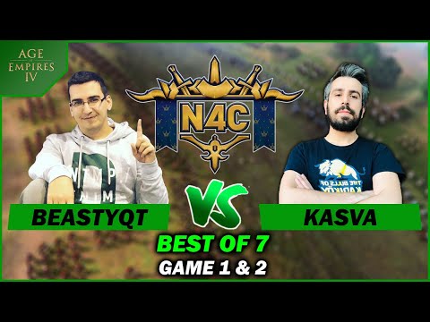 Age of Empires 4 - Beastyqt vs Kasva - $100k N4C Qualifiers #1 - G1-G2