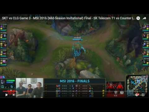 MSI Finals VOD Review: SKT vs CLG Game 3