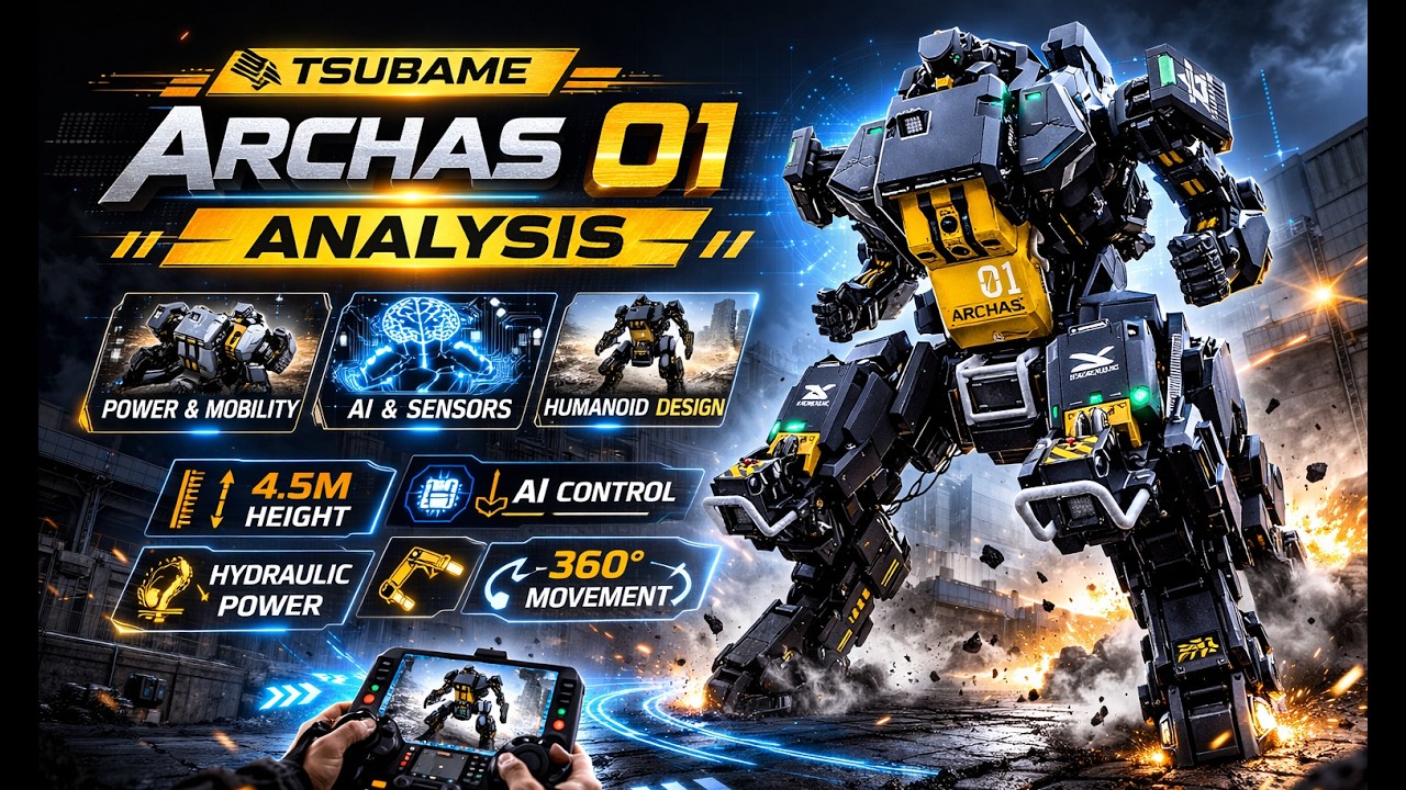 ARCHAX 01 Robot Analysis | The Real Giant Mech by Tsubame. Review.