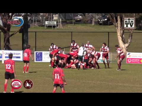 2015 NHRU Round 15 Premier 3 Highlights - Waratah v University